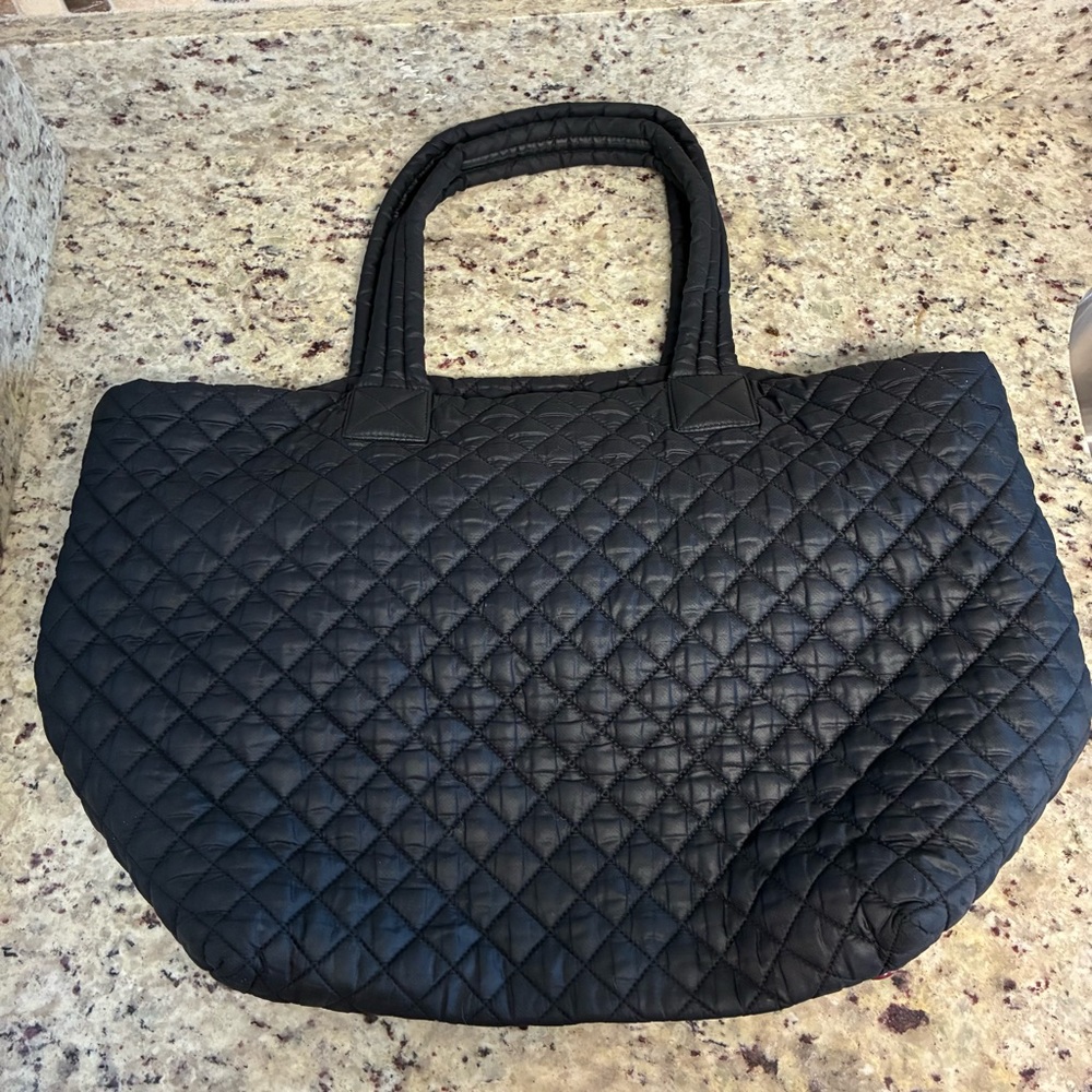 MZ Wallace Black Quilted Tote - Picture 6 of 9